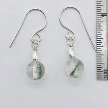 Load image into Gallery viewer, Sparkling Actinolite Quartz Sterling Silver Earrings | 1" long | 1 Pair |