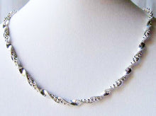 Load image into Gallery viewer, Festive! 20" Silver Bead Herringbone Twist Chain 10027C - PremiumBead Alternate Image 2