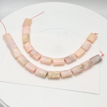 Load image into Gallery viewer, Elegant Pink Peruvian Opal Pendant Beads | 18x13x7mm| Pink| Rectangle| 11 Bds | - PremiumBead Alternate Image 2