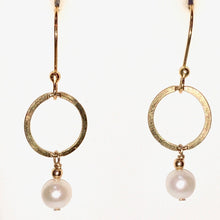 Load image into Gallery viewer, Wedding White FW Pearls and Vermeil Earrings 304504A - PremiumBead Primary Image 1