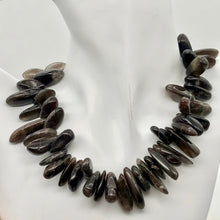 Load image into Gallery viewer, Fantastic Gray Bronze Moonstone Nugget Briolette Bead Strand | 74 Beads |