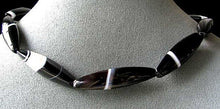 Load image into Gallery viewer, 2 Beads of Black & White Sardonyx 3-Sided 40x10mm Tube Beads 005983 - PremiumBead Alternate Image 3