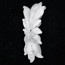 Load image into Gallery viewer, 106cts Exquistely Hand Carved Blue Chalcedony Flower Bead 009850H