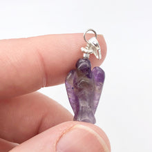 Load image into Gallery viewer, On the Wings of Angels Amethyst Sterling Silver 1.5" Long Pendant 509284AMS - PremiumBead Alternate Image 7