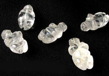 Load image into Gallery viewer, 2 Hand Carved Quartz Goddess of Willendorf Beads | 20x9x7mm | Quartz - PremiumBead Alternate Image 8