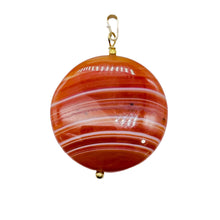 Load image into Gallery viewer, Made in USA Copper Red Carnelian 14Kgf Pendant 505677H