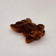Load image into Gallery viewer, Wondrous Carved Tiger Eye Gold Fish Bead