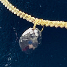 Load image into Gallery viewer, .82cts Natural Black Conflict Free Diamond 18K Pendant | 3/8 Inch Long |