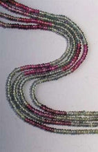 Load image into Gallery viewer, Natural Sapphire 2x1mm Roundel Bead Strand 105252
