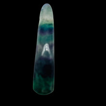 Load image into Gallery viewer, Fluorite Massage Crystal with Round Smooth End | 4x3/4"| Green, Purple| 1 Wand |
