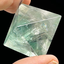 Load image into Gallery viewer, Fluorite Double Pyramid Specimen | 1 Display Figurine | | 41x41x41mm | Green
