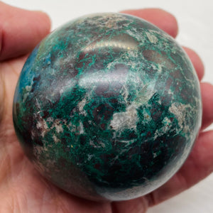 Chrysocolla 500g Sphere | 2 3/4" | Green Blue White | 1 Collector's Item |