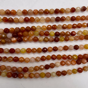 Autumn Jade Faceted Bead Strand 105665