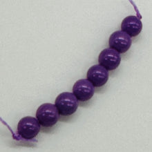 Load image into Gallery viewer, Phosphosiderite AAA Round Bead Parcel | 1 1/2" Long | Purple | 8 Beads |
