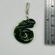 Load image into Gallery viewer, Jade Maori Manaia Sterling Silver Pendant | Green | 1 1/2&quot; Long | 1 Pendant |
