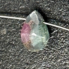 Load image into Gallery viewer, Ruby Zoisite Exquisite Flat Pear Briolette Beads | 8x6x3mm| Green, Red| 2 Beads|
