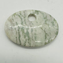 Load image into Gallery viewer, Harmony Stone Oval Centerpiece Bead - Snowy Lands| 63x45x8mm | 1 Bead |
