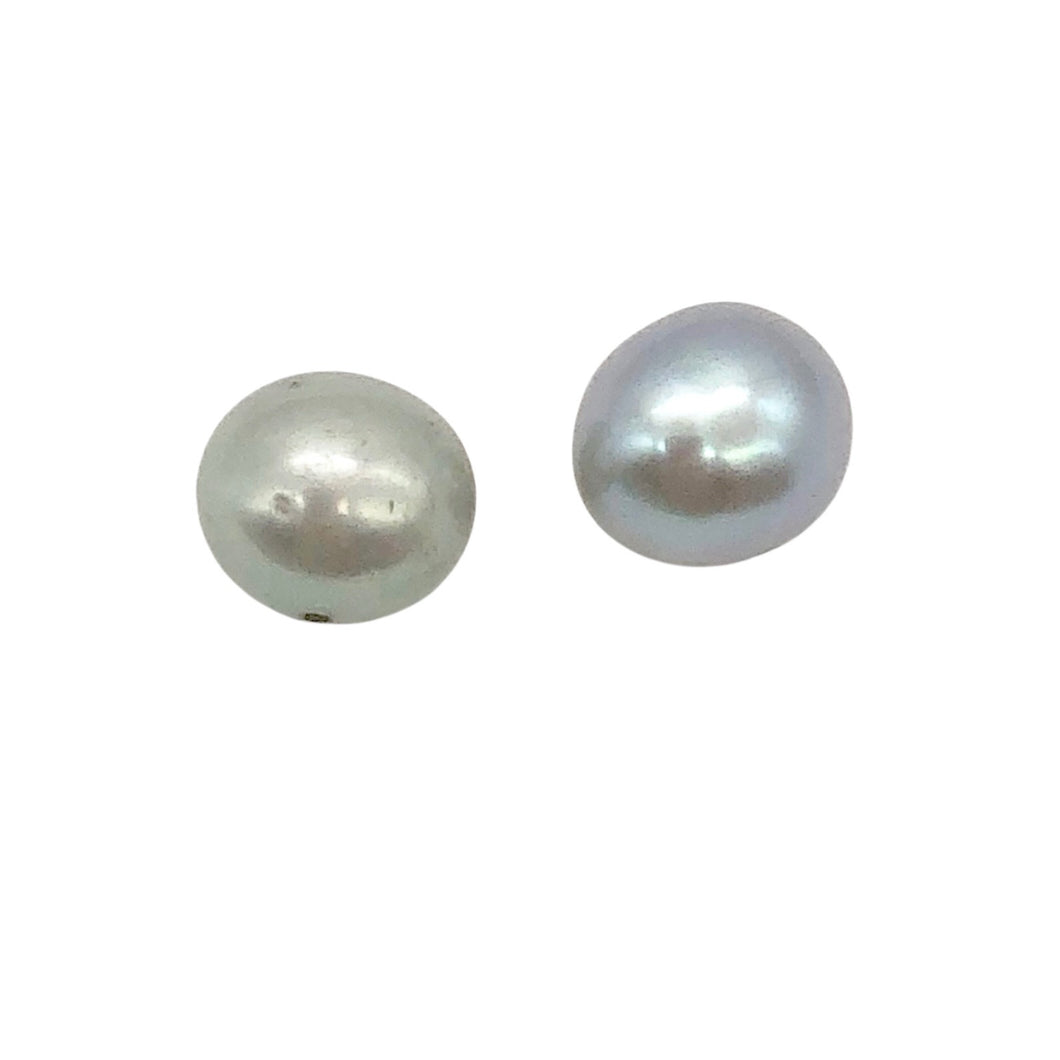 2 Natural Shimmering Moonlight Freshwater Pearls 000652