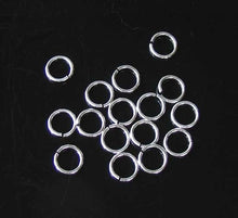 Load image into Gallery viewer, 10 Beautiful Sterling Silver 8mm Jumprings 7948
