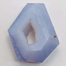 Load image into Gallery viewer, Druzy Blue Chalcedony Designer Pendant Bead | 24cts | 25x22x7mm | 1 Bead |
