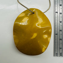 Load image into Gallery viewer, Hot Mustard Mookaite Large Oval Pendant Bead | 50x40x7mm |
