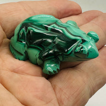 Load image into Gallery viewer, Malachite 53g Gemstone Carving Frog Figurine | 1 Specimen |
