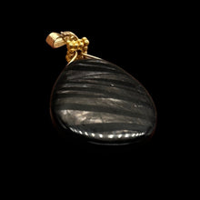 Load image into Gallery viewer, Hypersthene Briolette 14K Gold Filled Goddess Wire Wrap Pendant | 1 3/4&quot; Long |
