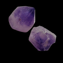 Load image into Gallery viewer, Amethyst Natural Crystals Parcel | 21x18x15 and 19x16x16mm | Purple | 2 Beads |

