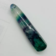 Load image into Gallery viewer, Fluorite Massage Crystal with Round Smooth End | 4x3/4"| Green, Purple| 1 Wand |
