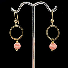 Load image into Gallery viewer, Natural AAA Rhodocrosite and 14Kgf Earrings 308672
