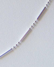 Load image into Gallery viewer, Italian Silver Waterfall Chain 24" Necklace 10025D
