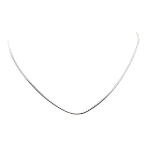 Italian Sterling Silver 1mm Snake Chain 18" Necklace | 4 grams |