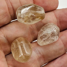 Load image into Gallery viewer, Rutilated Quartz Incredible Centerpiece Beads | 22x16 to 19x14mm | 3 Beads |
