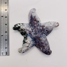 Load image into Gallery viewer, Tree Agate Carved Starfish Pendant Bead | 60x58x11mm | Gray White | 1 Bead |
