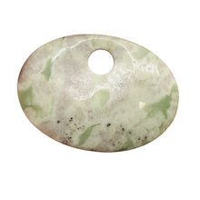 Load image into Gallery viewer, Harmony Stone Oval Centerpiece Bead - Snowy Lands| 63x45x8mm | 1 Bead |
