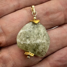 Load image into Gallery viewer, Kunzite14K Gold Filled 22x22x8mm Pendant | 1 1/2&quot; Long | Green | 1 Pendant |
