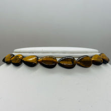 Load image into Gallery viewer, Shimmering Tigereye Teardrop 15x10mm Bead Strand 110242
