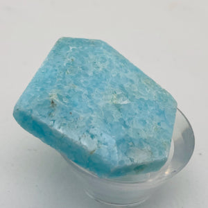 106cts Druzy One Natural Hemimorphite Pendant Bead | Blue | 38x32x10mm| 1 Bead |