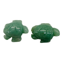 Load image into Gallery viewer, Majestic One Carved Aventurine Sea Turtle Animal Beads | 21.5x19x7.5mm | Green
