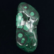 Load image into Gallery viewer, Malachite 47g Polished Gemstone WorryStone | 64x30x12mm | Green | 1 Specimen |
