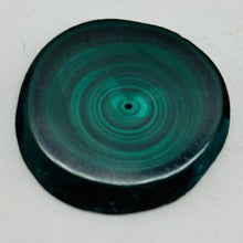 Load image into Gallery viewer, Malachite 31g Polished Round Stalactite Slice | 41x41x7mm | Green | 1 Specimen |
