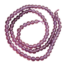 Load image into Gallery viewer, Chalcedony AAA Rare Bead Strand | 4mm | Purple | 100 Beads |
