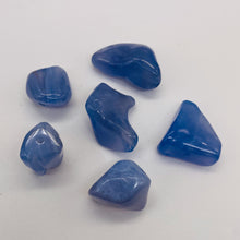Load image into Gallery viewer, Chalcedony Gemstone 49g Nugget Beads | 33x19x13 to 19x17x13mm | Blue | 6 Beads |
