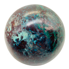 Load image into Gallery viewer, Chrysocolla 418g Sphere | 2 1/2&quot; | Green Blue Tan | 1 Collector&#39;s Item |
