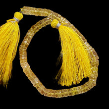 Load image into Gallery viewer, Citrine from Brazil Faceted Rondelle 8* Strand | 6x2mm | Yellow | 85 Beads |

