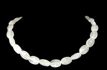 Load image into Gallery viewer, Sparkling Lemon Faceted Calcite Oval Bead Strand 104635
