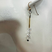 Load image into Gallery viewer, Holiday Sparkle AAA Quartz Earrings and 14Kgf 6270
