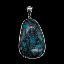 Load image into Gallery viewer, Chrysocolla Sterling Silver Oval Pendant | 3 1/2&quot; Long | Blue | 1 Pendant |
