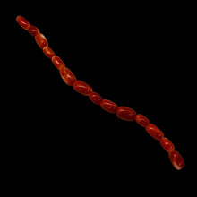 Load image into Gallery viewer, Coral Natural Oval Beads | Salmon, Red | 14 Beads | 5x3 to 7x4mm |
