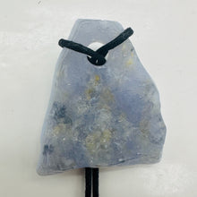 Load image into Gallery viewer, Druzy Blue Chalcedony Designer Pendant Bead | 125cts | 49x42x7mm | 1 Bead |

